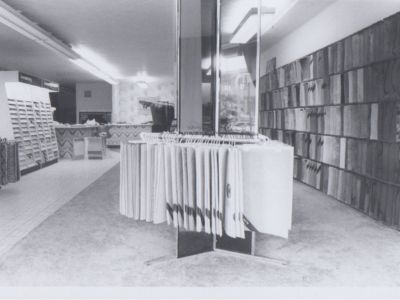 carpet display at Murison's
